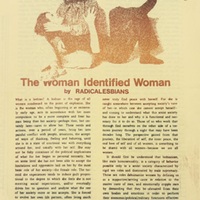 The Woman Identified Woman